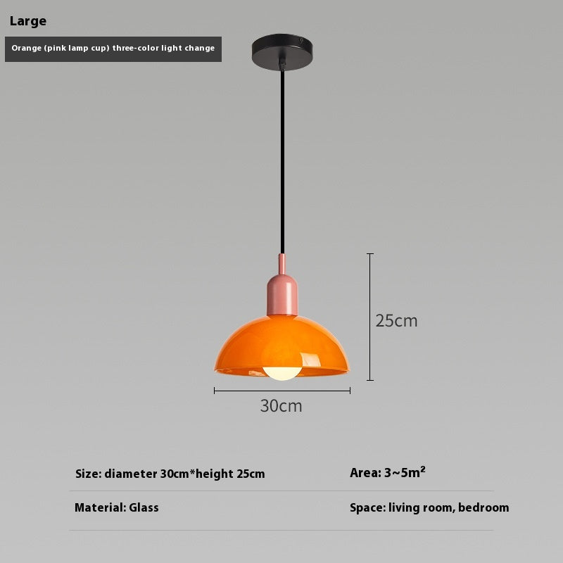 Bauhaus Glass Retro Designer Pendant Light