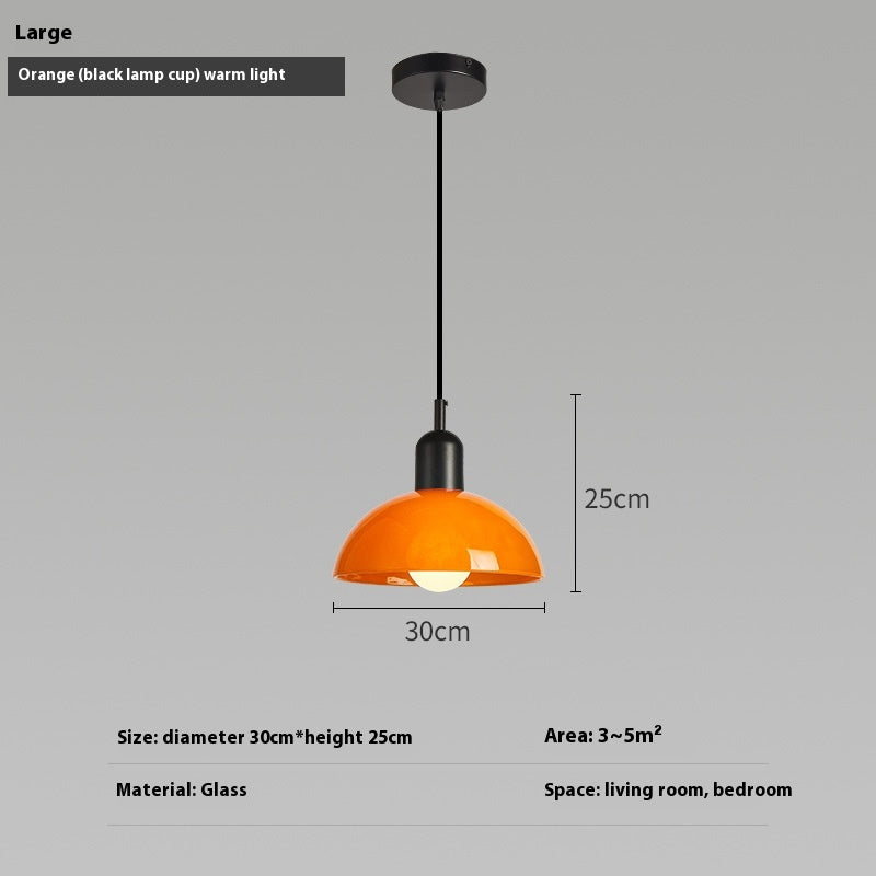 Bauhaus Glass Retro Designer Pendant Light