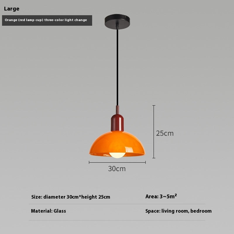 Bauhaus Glass Retro Designer Pendant Light
