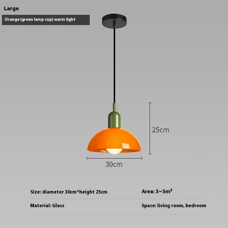 Bauhaus Glass Retro Designer Pendant Light