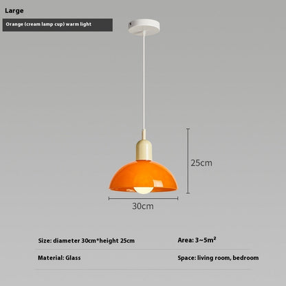 Bauhaus Glass Retro Designer Pendant Light