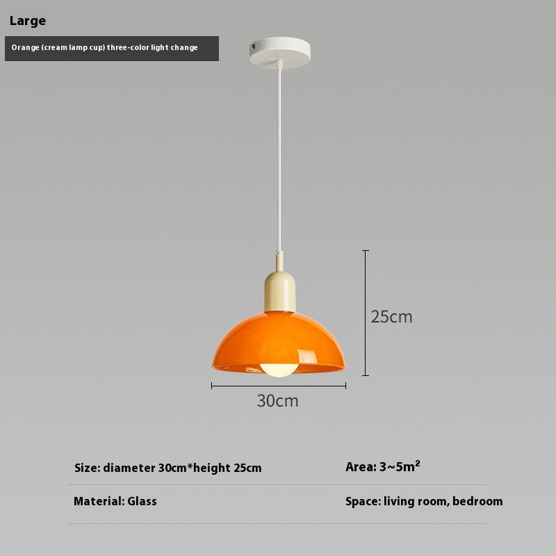 Bauhaus Glass Retro Designer Pendant Light