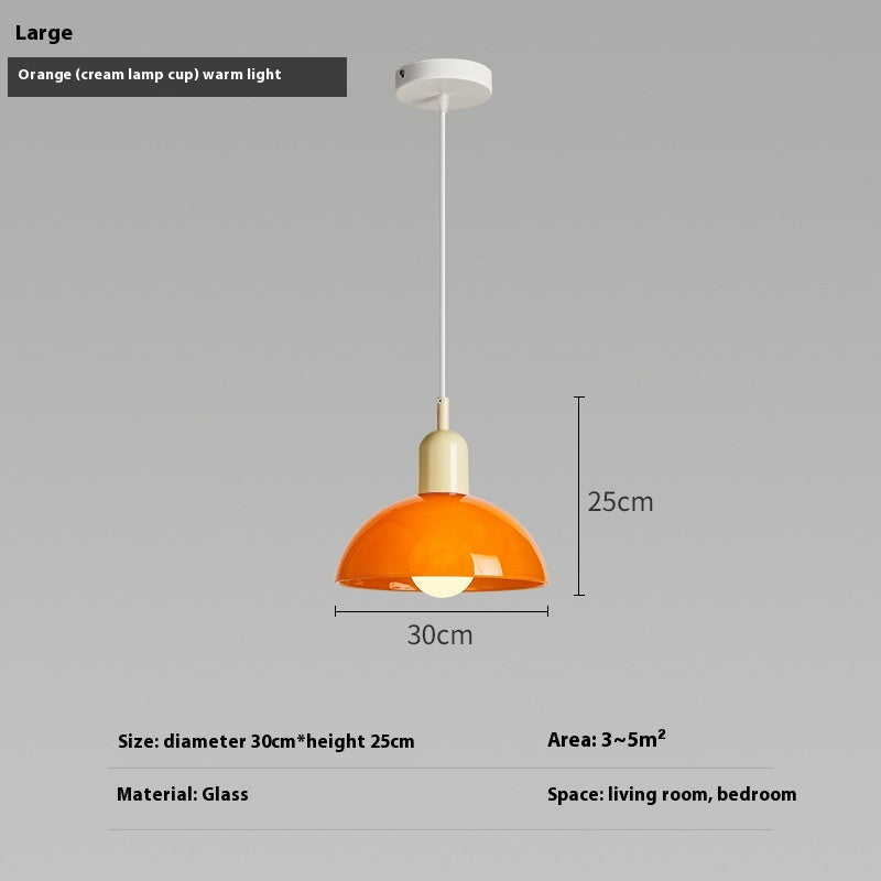 Bauhaus Glass Retro Designer Pendant Light
