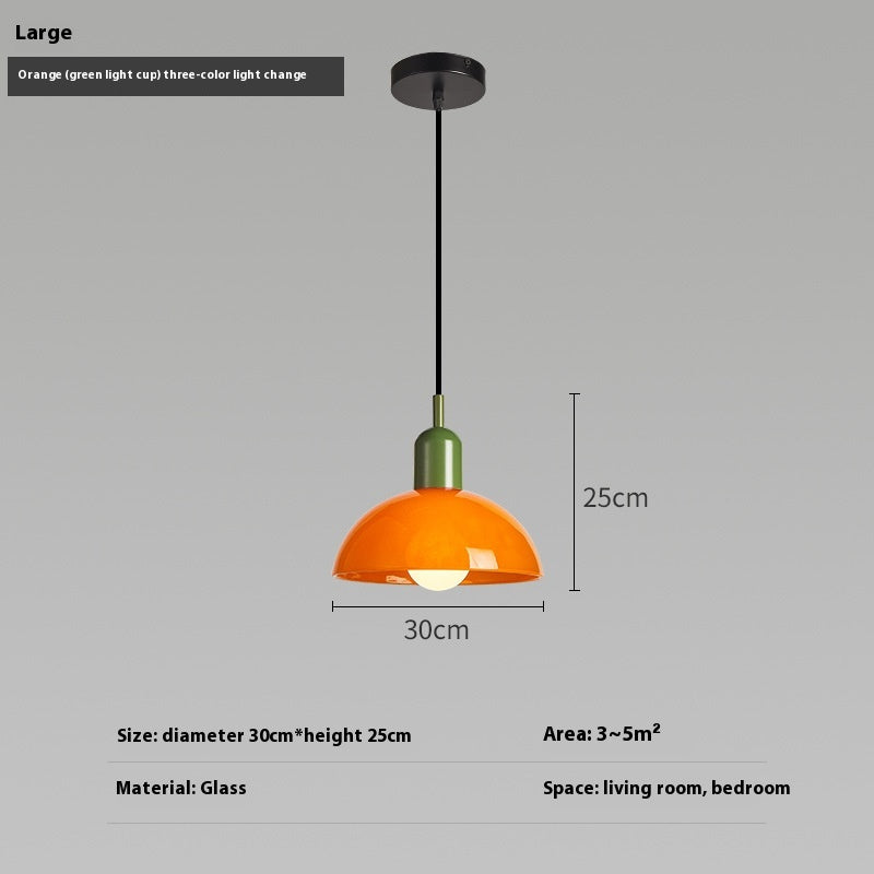 Bauhaus Glass Retro Designer Pendant Light