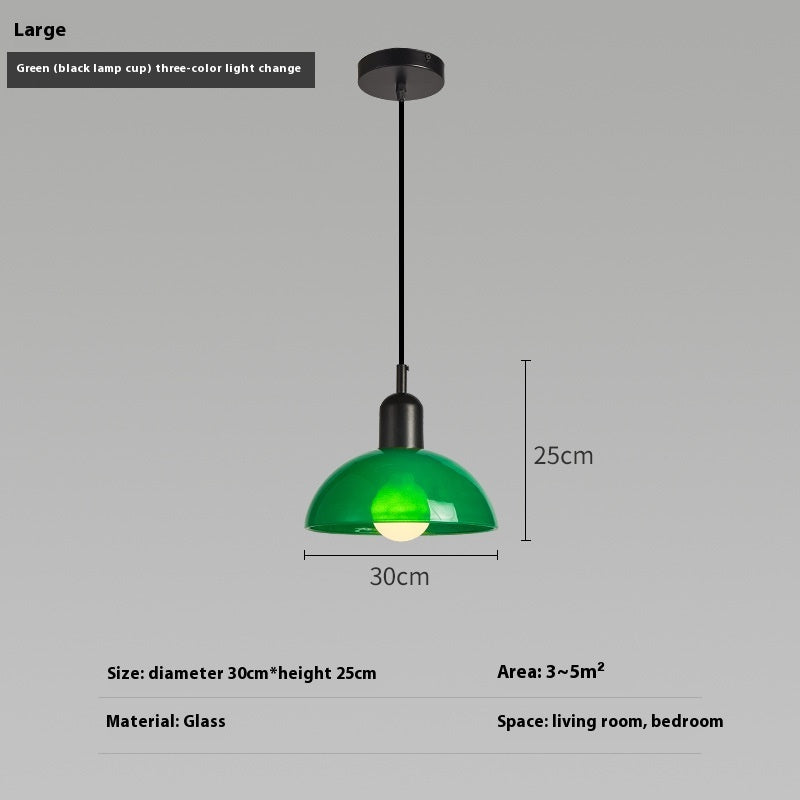Bauhaus Glass Retro Designer Pendant Light
