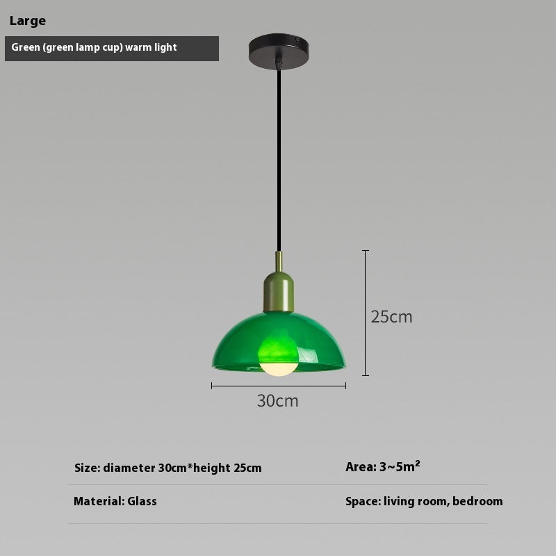 Bauhaus Glass Retro Designer Pendant Light