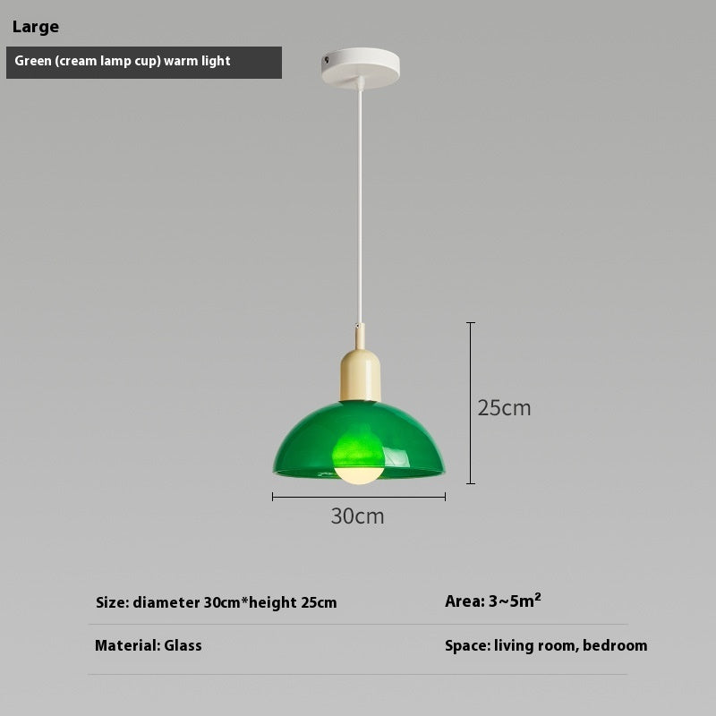Bauhaus Glass Retro Designer Pendant Light
