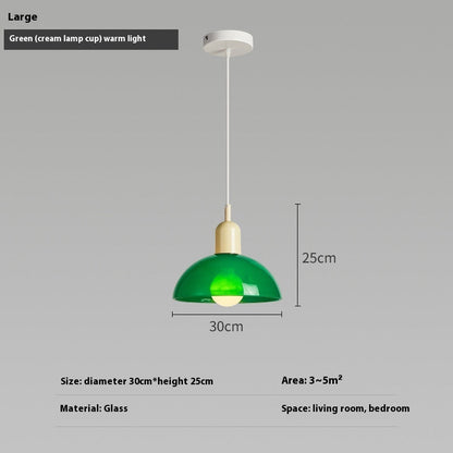 Bauhaus Glass Retro Designer Pendant Light