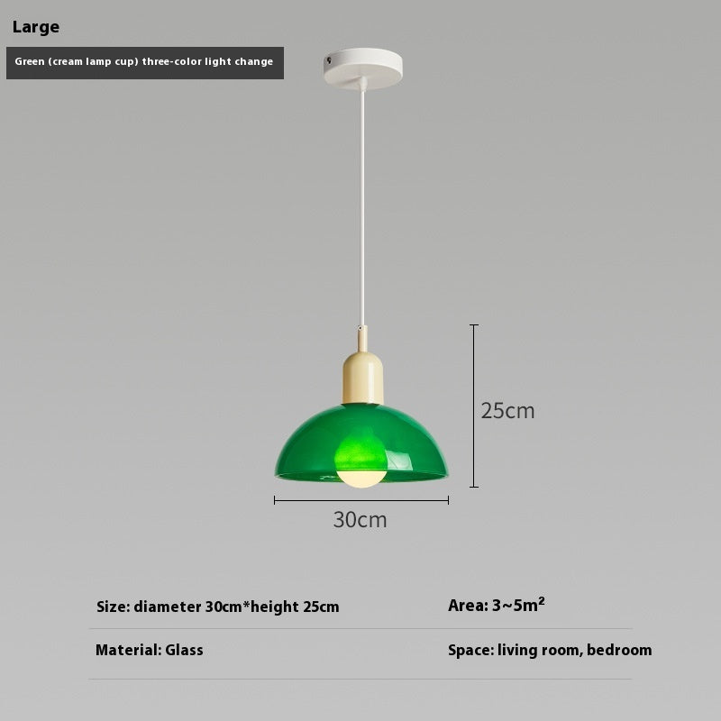 Bauhaus Glass Retro Designer Pendant Light