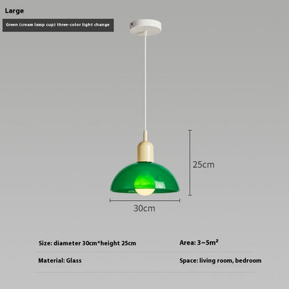 Bauhaus Glass Retro Designer Pendant Light