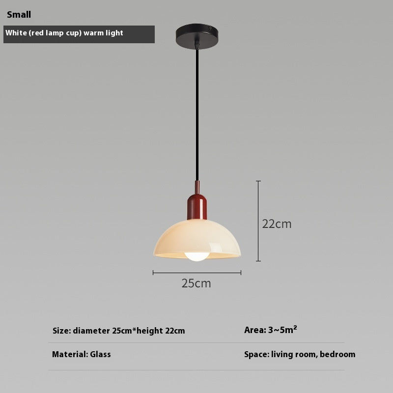 Bauhaus Glass Retro Designer Pendant Light