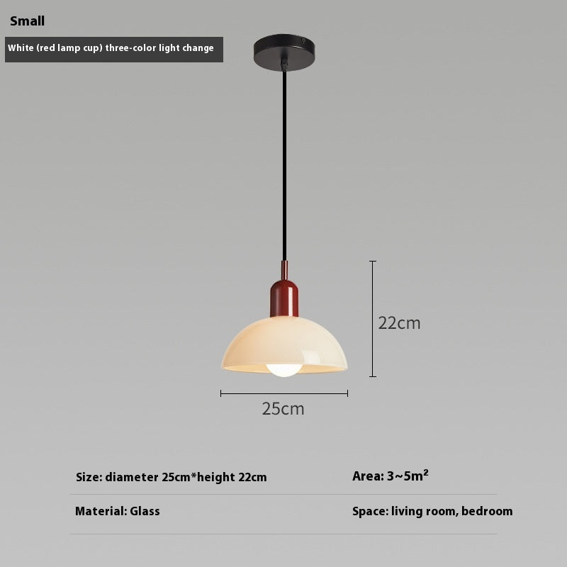 Bauhaus Glass Retro Designer Pendant Light