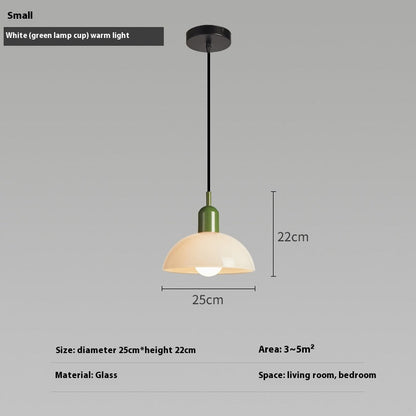 Bauhaus Glass Retro Designer Pendant Light