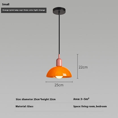Bauhaus Glass Retro Designer Pendant Light