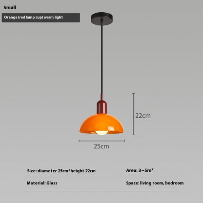 Bauhaus Glass Retro Designer Pendant Light