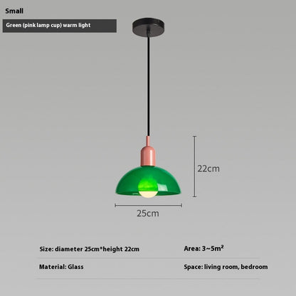 Bauhaus Glass Retro Designer Pendant Light