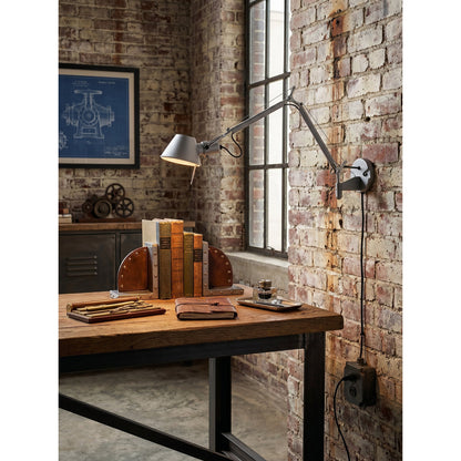 Brady Rocker Arm Plug-in Sconce