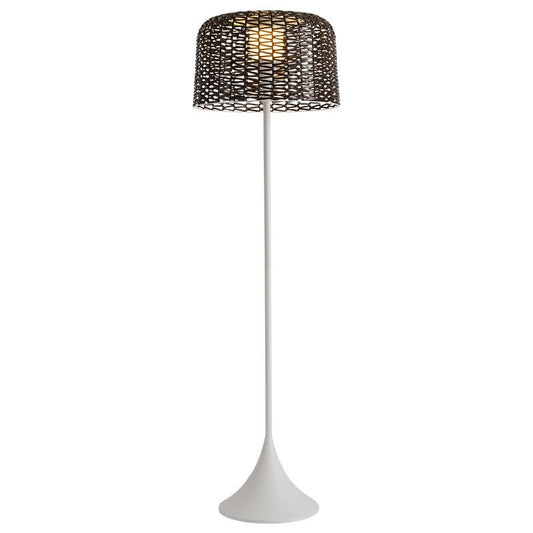 Callum Solar Woven Outdoor Floor Lamp
