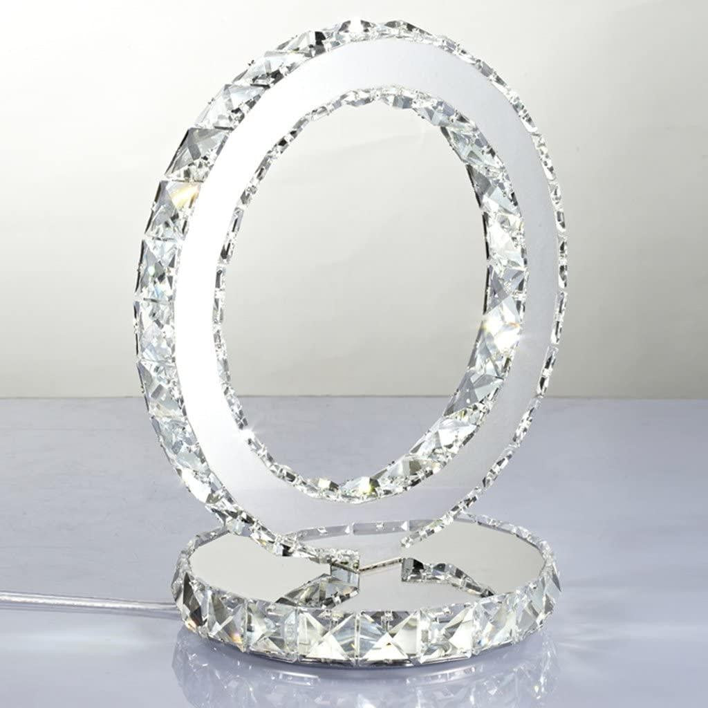 Crystal Rings LED Table Lamp