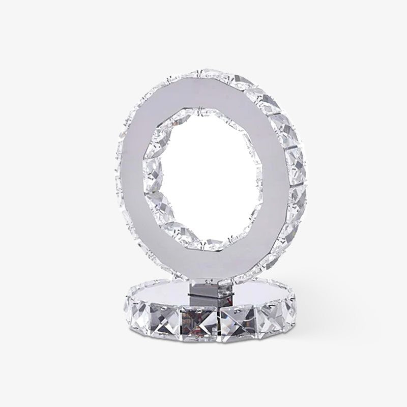 Crystal Rings LED Table Lamp