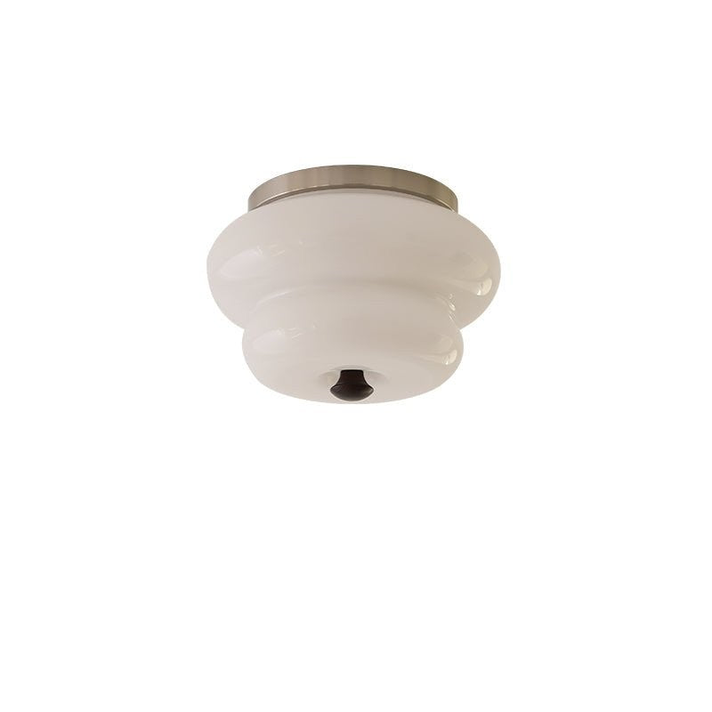 Curvaceous Glass Ceiling Light