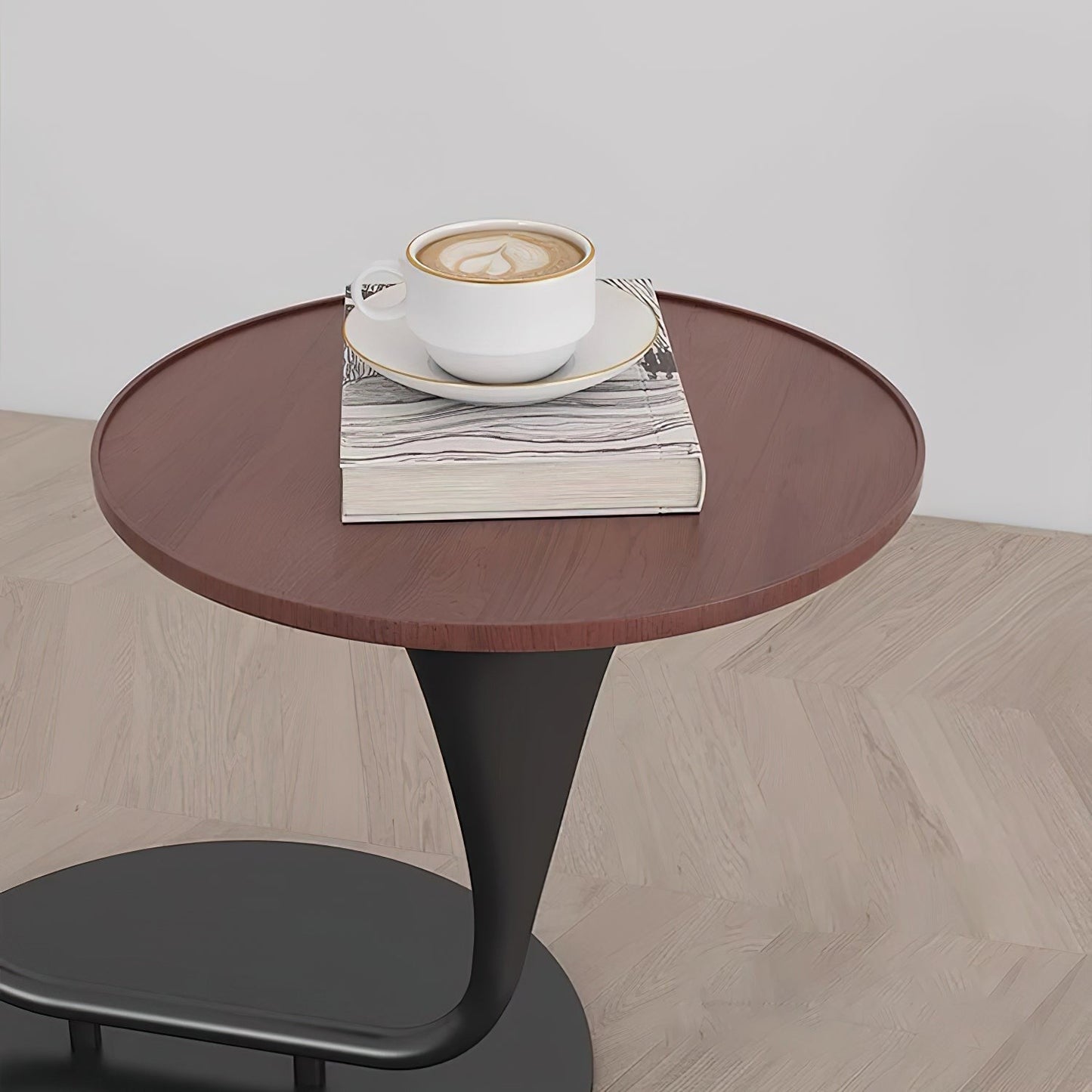 Curvature Floor Lamp with Side Table