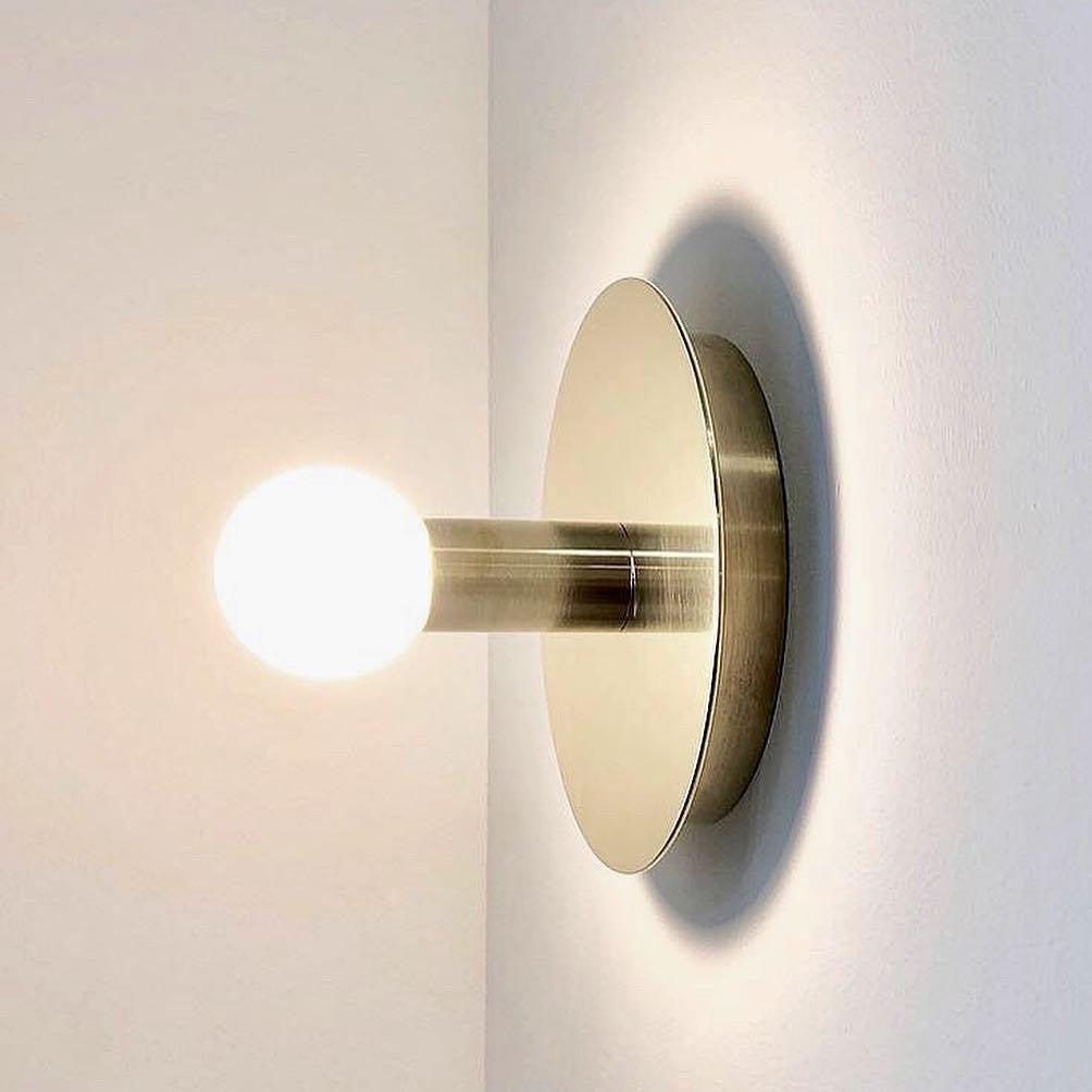 Dot Brass Wall Lamp
