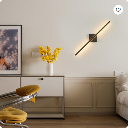 Dual Beam Modern LED Wall Sconce Set