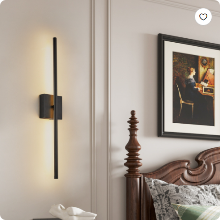 Dual Beam Modern LED Wall Sconce Set