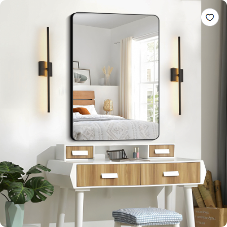 Dual Beam Modern LED Wall Sconce Set