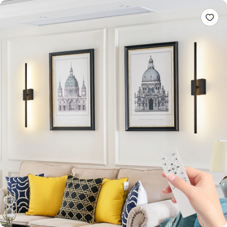 Dual Beam Modern LED Wall Sconce Set