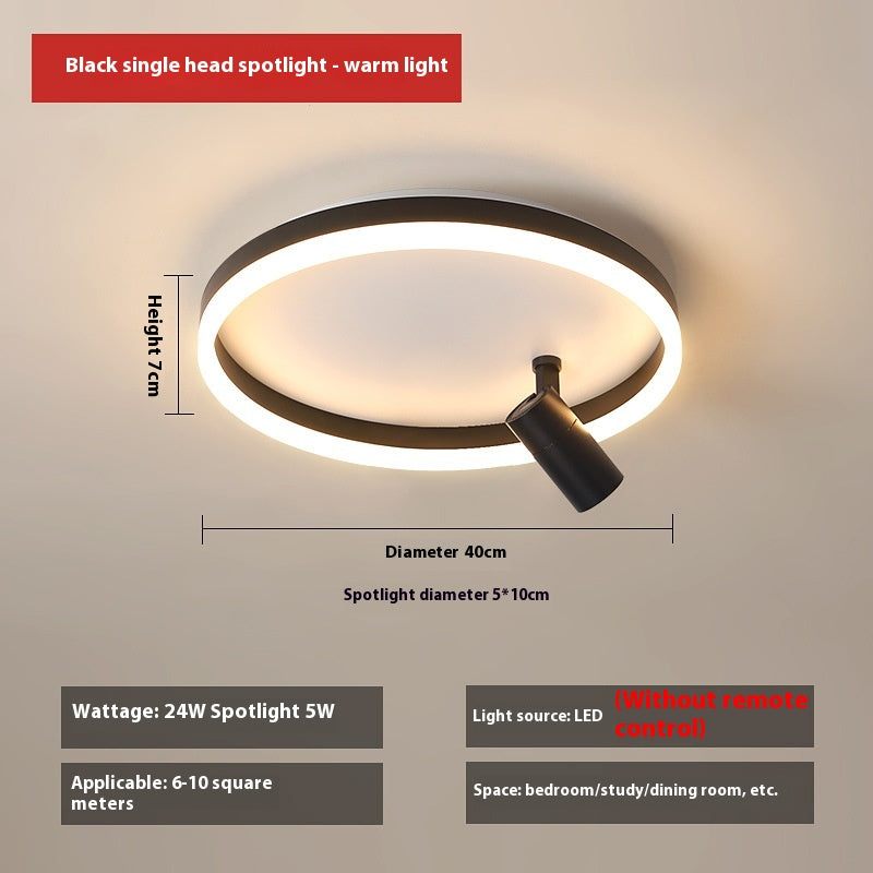DuoTone Modern Ring Ceiling Light