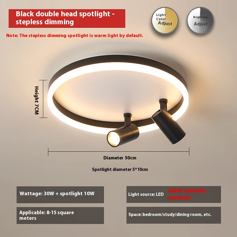 DuoTone Modern Ring Ceiling Light