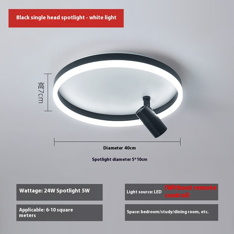 DuoTone Modern Ring Ceiling Light