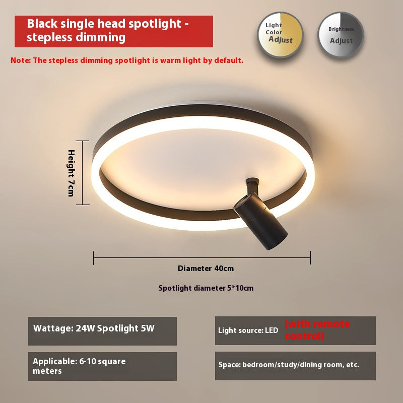 DuoTone Modern Ring Ceiling Light