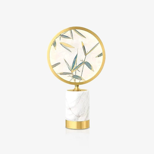 Enamel Botanical Table Lamp