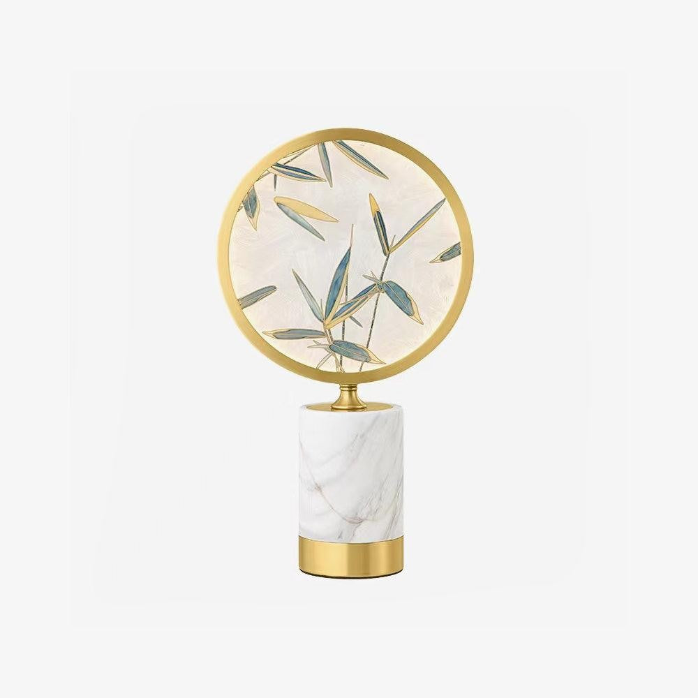 Enamel Botanical Table Lamp
