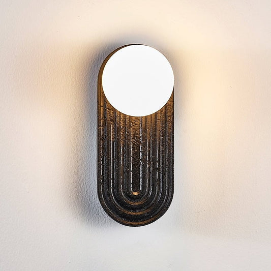 Eventide Orb Stone Wall Sconce