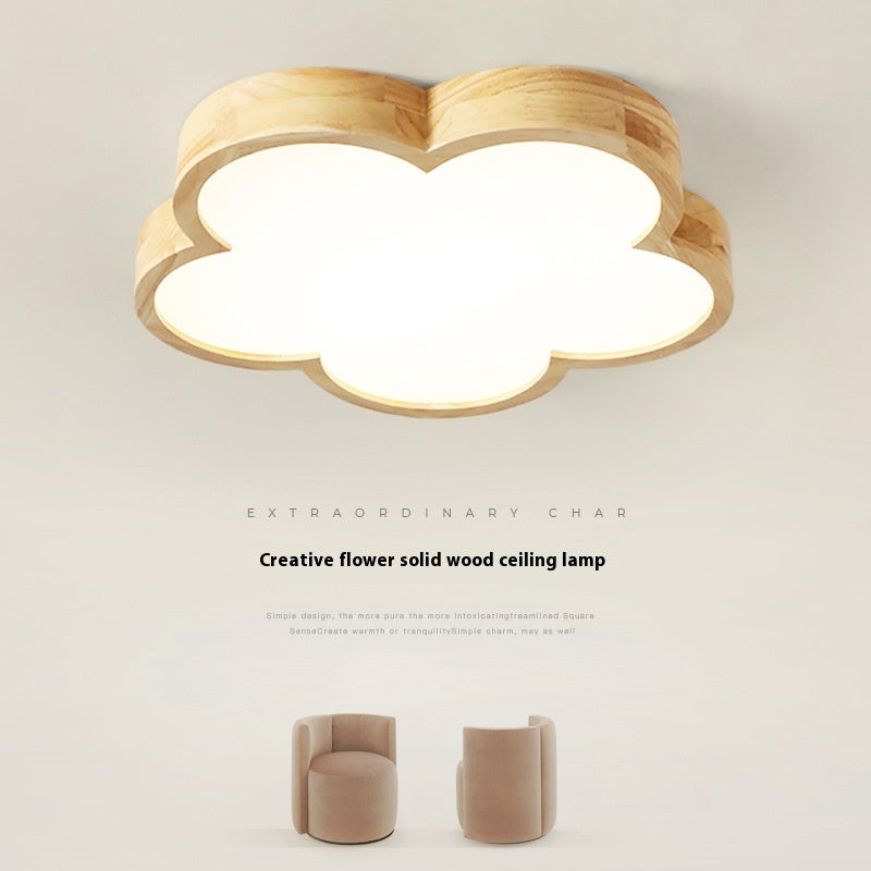 FloraWood Elegant LED Ceiling Light Fixture