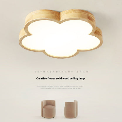 FloraWood Elegant LED Ceiling Light Fixture