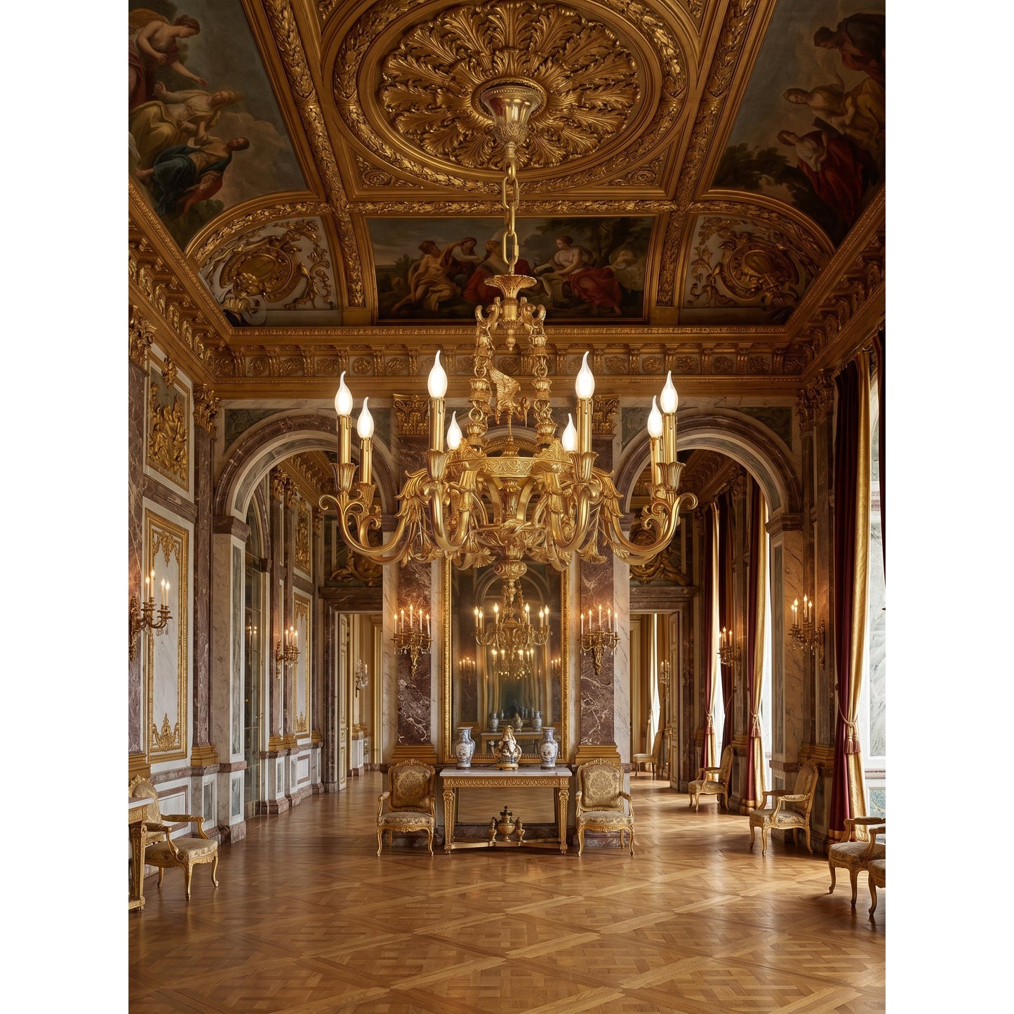 Genualdi Brass Chandelier