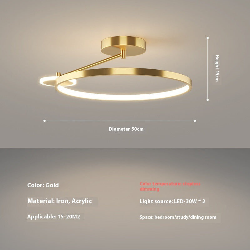 HaloGlow Modern Flush Mount Ceiling Light
