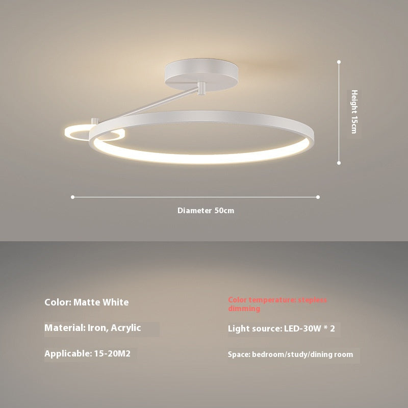 HaloGlow Modern Flush Mount Ceiling Light