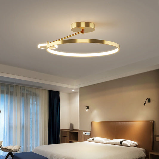 HaloGlow Modern Flush Mount Ceiling Light