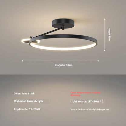 HaloGlow Modern Flush Mount Ceiling Light