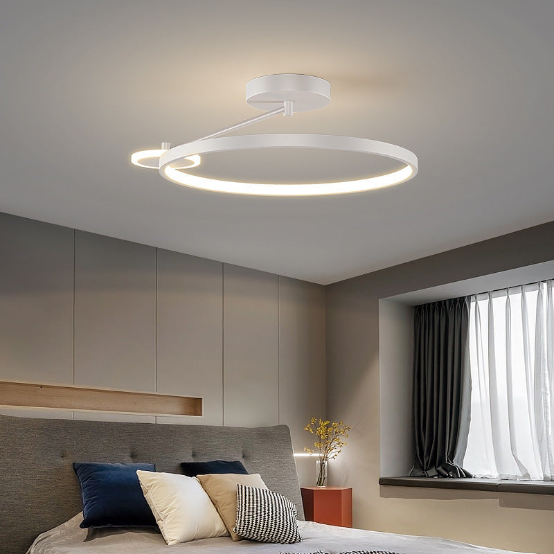 HaloGlow Modern Flush Mount Ceiling Light