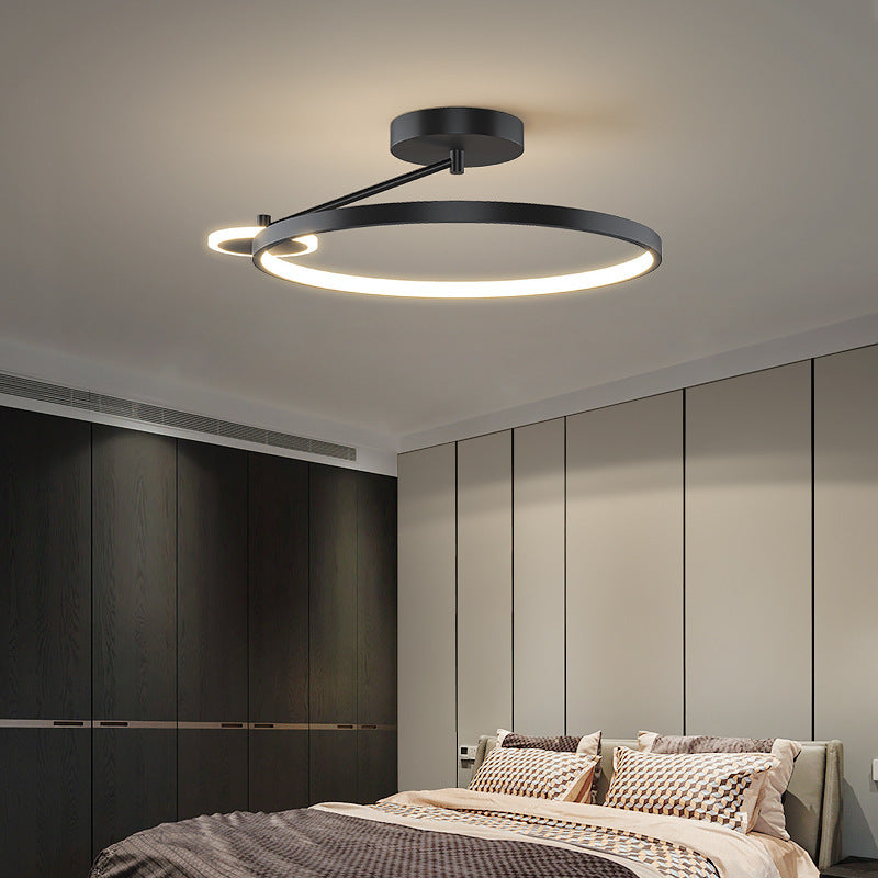 HaloGlow Modern Flush Mount Ceiling Light