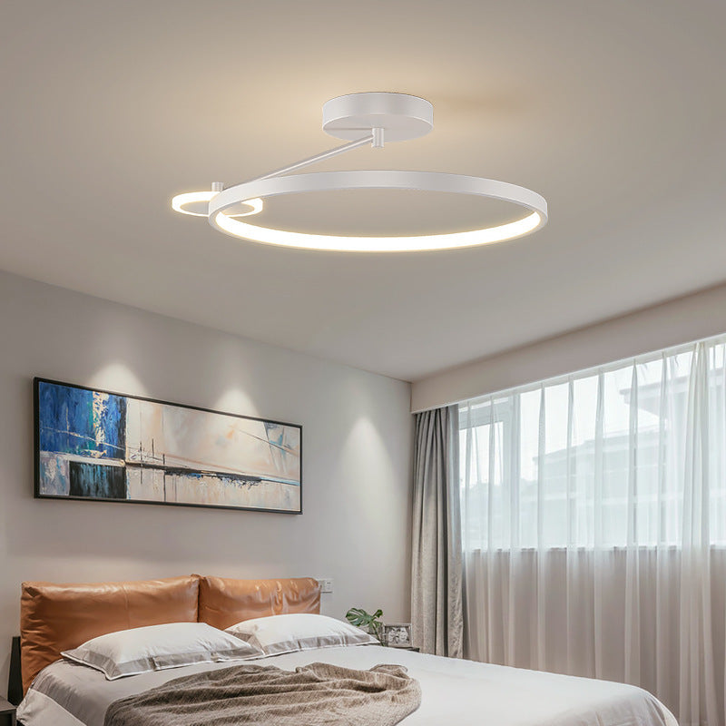 HaloGlow Modern Flush Mount Ceiling Light