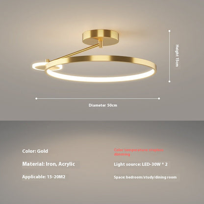 HaloGlow Modern Flush Mount Ceiling Light
