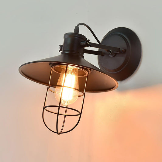 Harbour Industrial Glass Wall Light